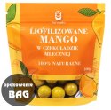 Liofilizowane mango w czekoladzie mlecznej 100g opakowanie bag